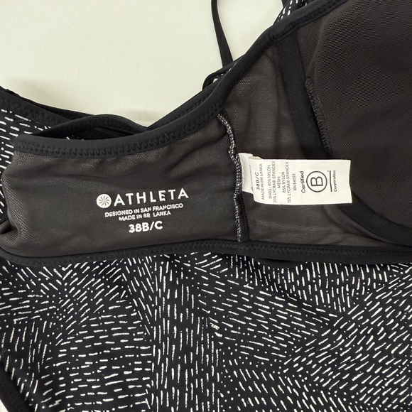 Athleta Bathing Suit Black & White - Picture 4 of 4
